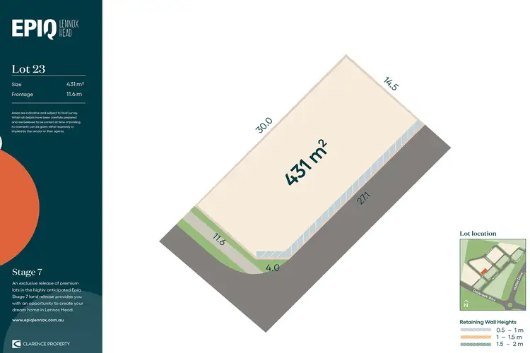 Main view of Homely land listing, LOT 23 Release 7 Epiq, Lennox Head NSW 2478