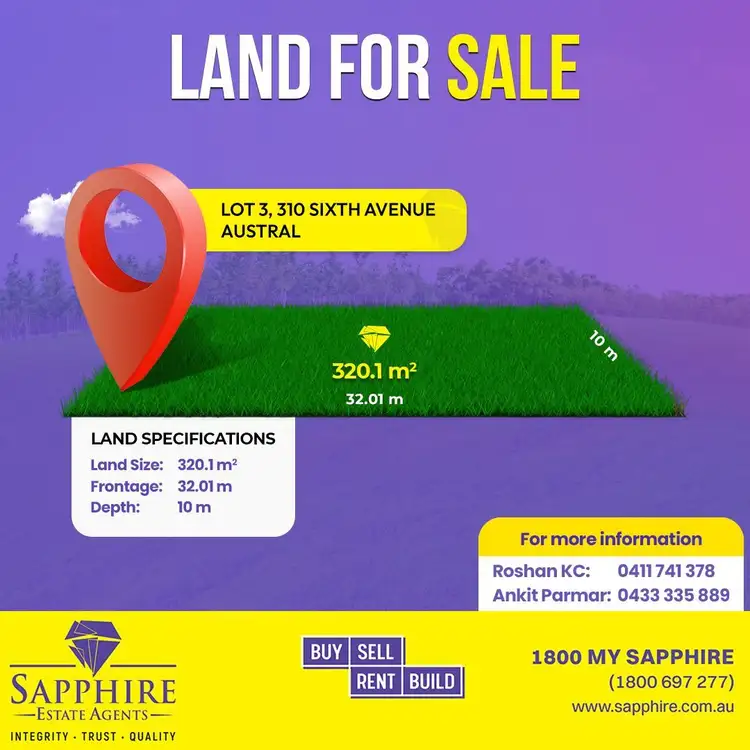 Main view of Homely land listing, LOT 3, 310 Narrami Road, Austral NSW 2179