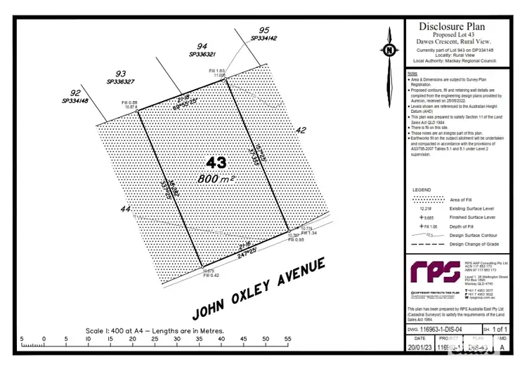 Third view of Homely land listing, LOT 43 John Oxley Avenue, Rural View QLD 4740