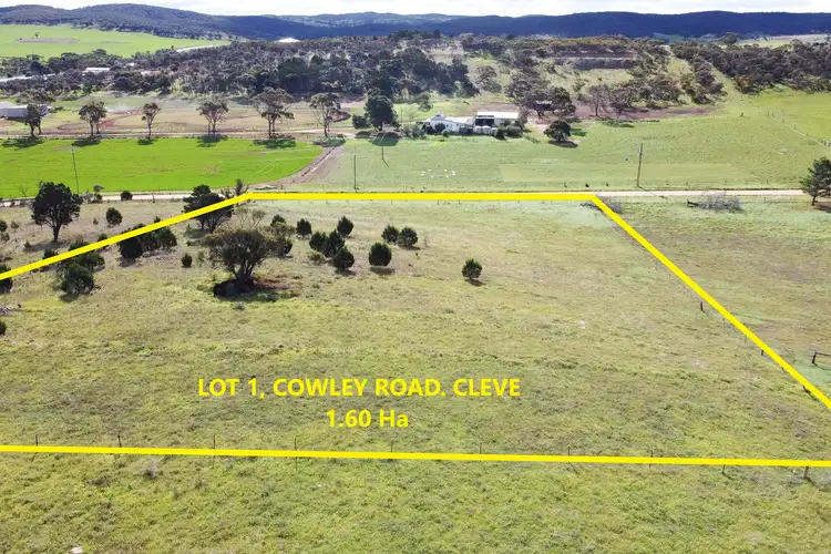 LOT 1 Cowley Road, Cleve SA 5640