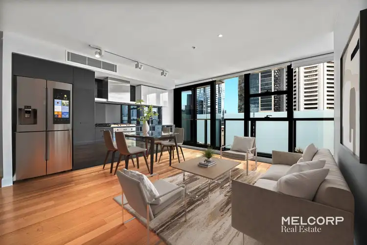 Second view of Homely apartment listing, 2410/27 Little Collins Street, Melbourne VIC 3000