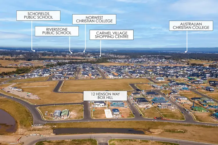 Third view of Homely land listing, 12 Henson Way, Box Hill NSW 2765