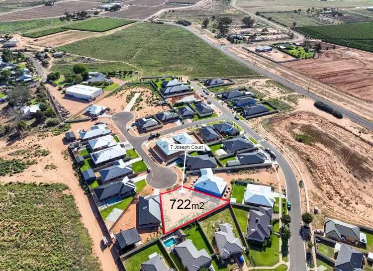 Main view of Homely land listing, 7 Joseph Court, Red Cliffs VIC 3496