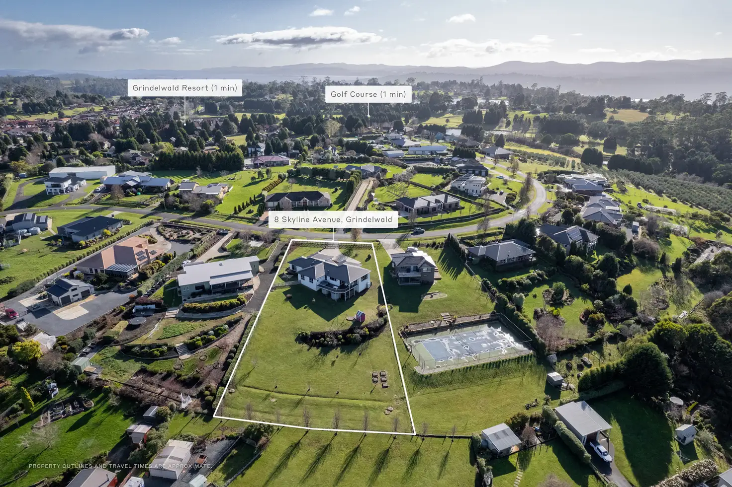 Main view of Homely house listing, 8 Skyline Avenue, Grindelwald TAS 7277