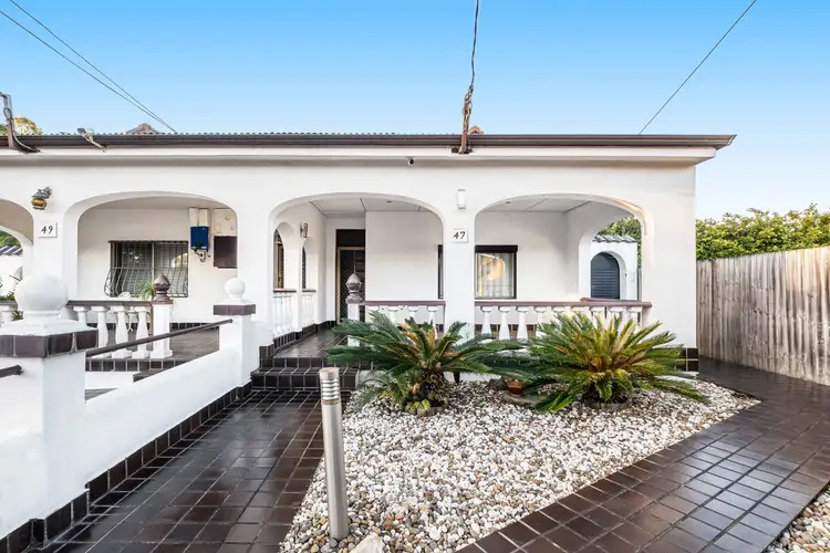 Main view of Homely semi-detached listing, 47 John Street, Ashfield NSW 2131