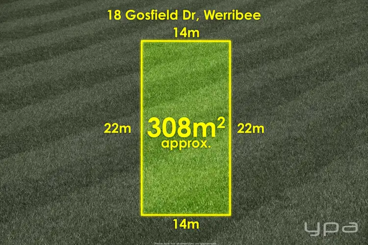 Main view of Homely land listing, 18 Gosfield Drive, Werribee VIC 3030