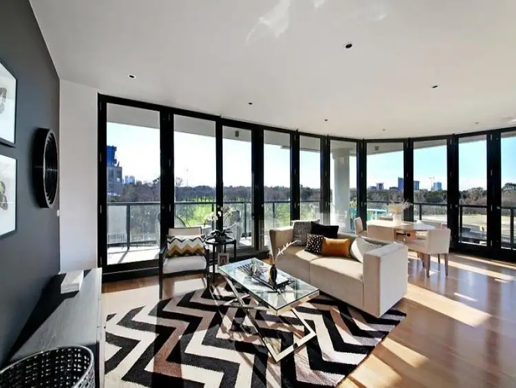 Main view of Homely apartment listing, 424/539 St Kilda Road, Melbourne VIC 3000