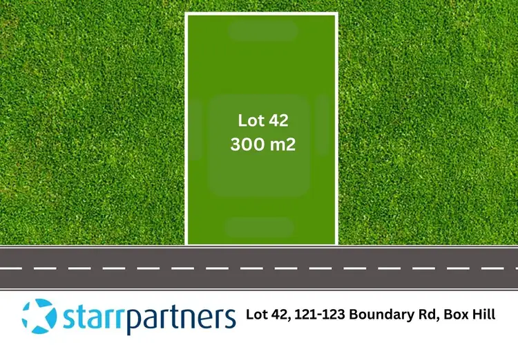 Main view of Homely land listing, LOT 42, 121-123 Boundary Road, Box Hill NSW 2765