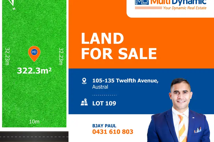Main view of Homely land listing, LOT 109, 105-135 Twelfth Avenue, Austral NSW 2179