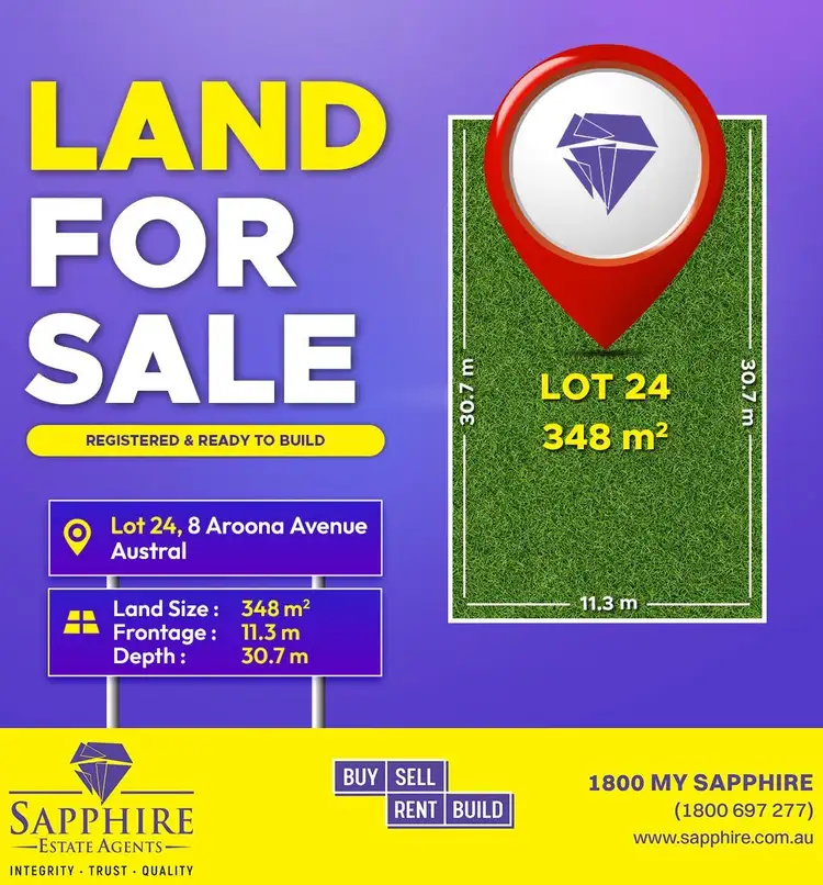 LOT 24, 8 Aroona Avenue, Austral NSW 2179