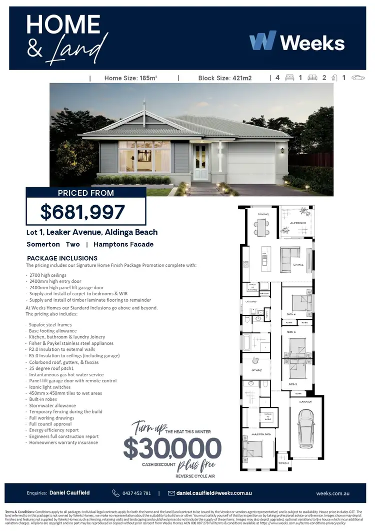 Fourth view of Homely land listing, LOT 1, 1 Leaker Avenue, Aldinga Beach SA 5173