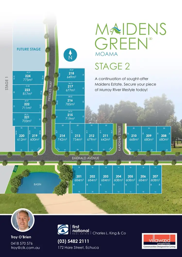 Main view of Homely land listing, 17 Emerald Avenue, Moama NSW 2731