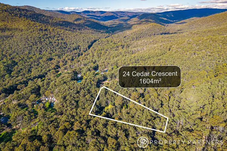 Main view of Homely land listing, 24 Cedar Crescent, Mcmahons Creek VIC 3799