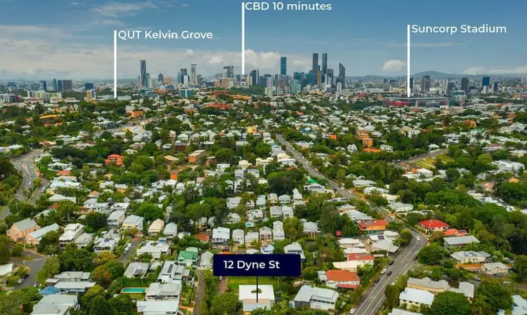 Third view of Homely block of units listing, 12 Dyne Street, Red Hill QLD 4059