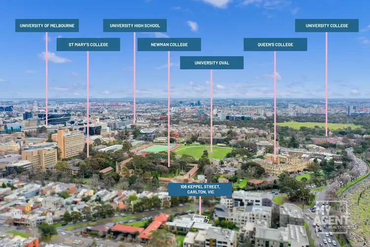 Third view of Homely townhouse listing, 106 Keppel Street, Carlton VIC 3053