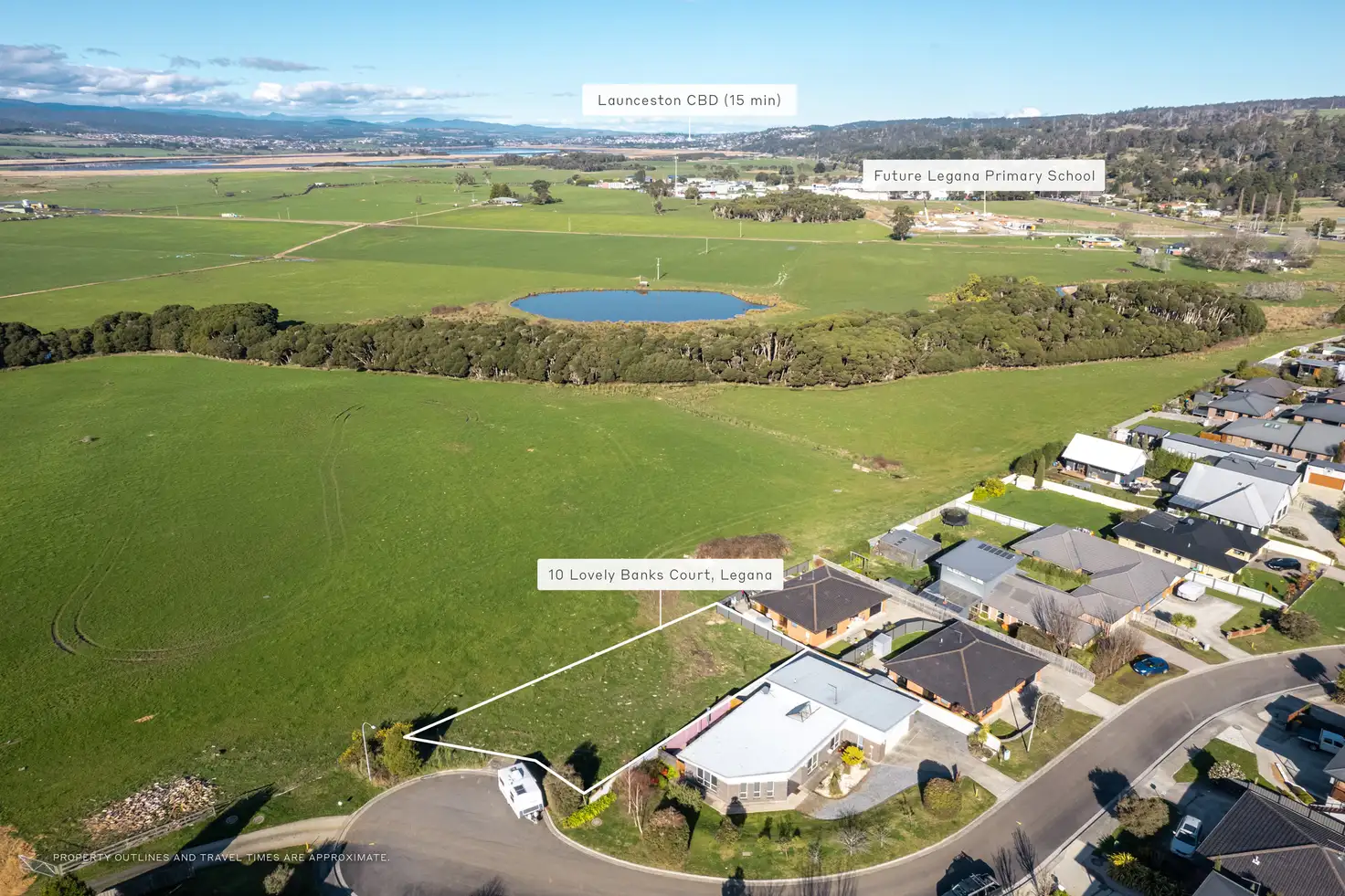 Main view of Homely land listing, 10 Lovely Banks Court, Legana TAS 7277