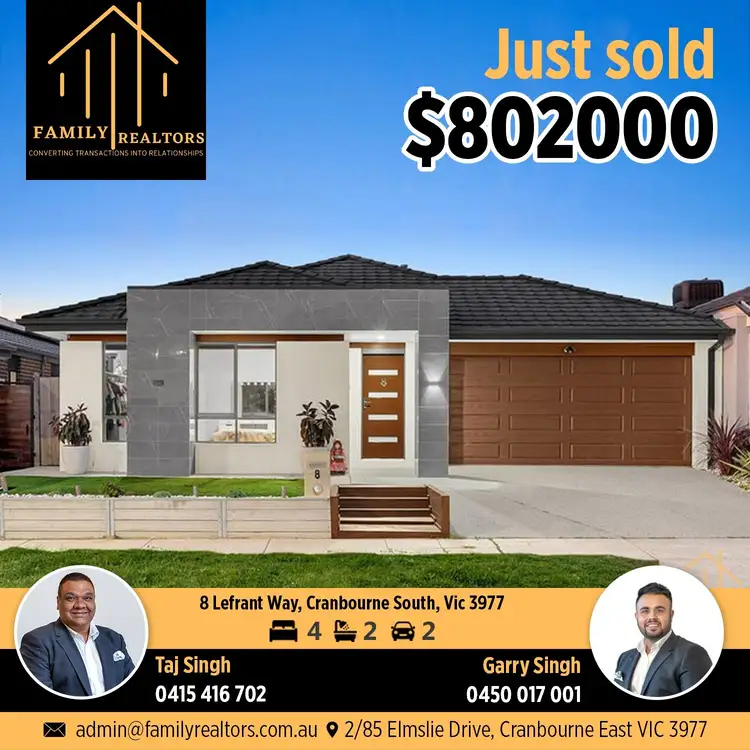 8 Lefrant Way, Cranbourne South VIC 3977