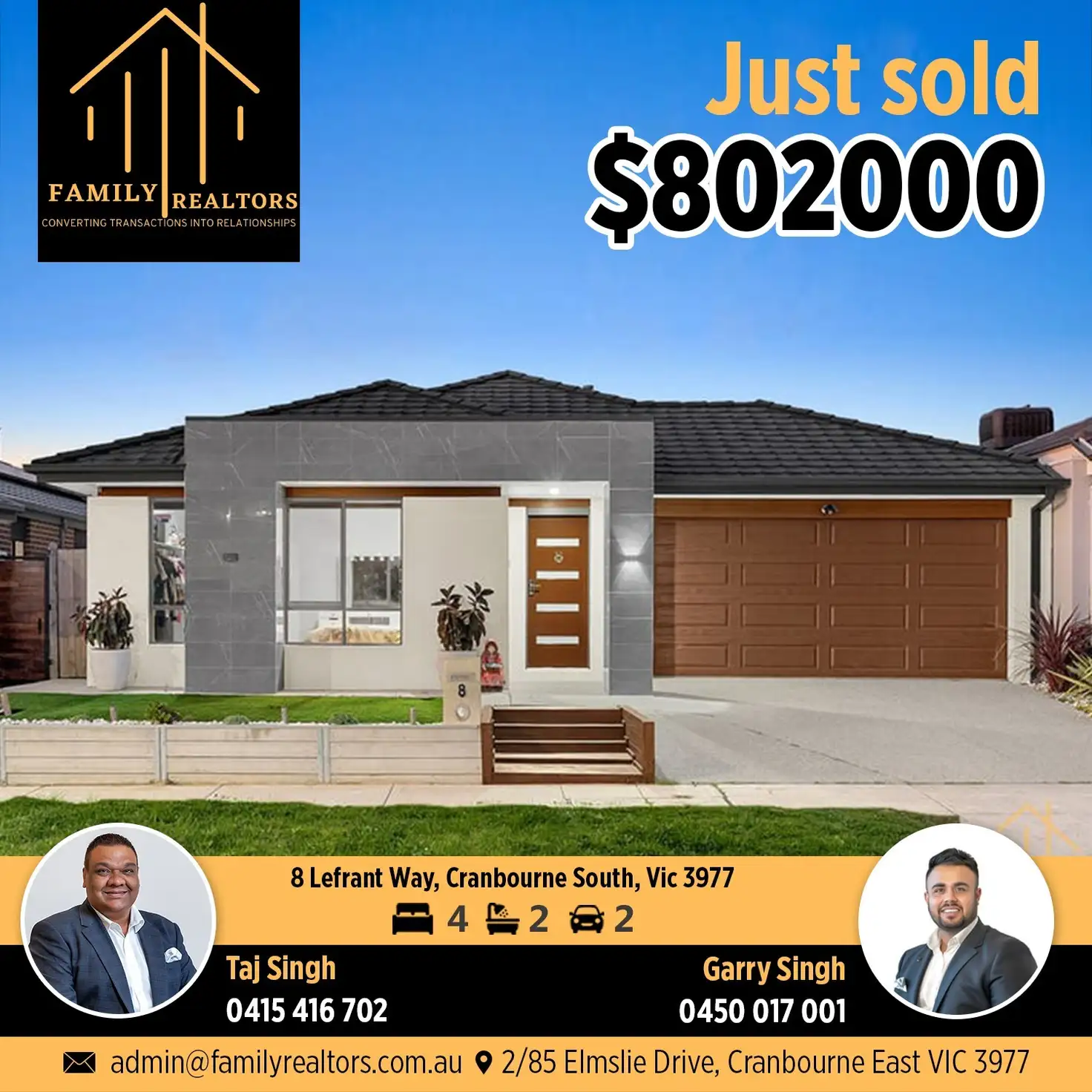 Main view of Homely house listing, 8 Lefrant Way, Cranbourne South VIC 3977