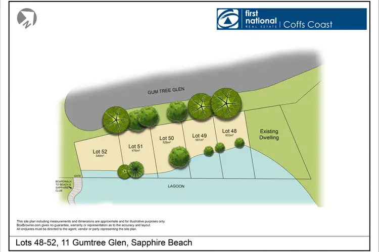 Second view of Homely land listing, LOT 48, 11 Gumtree Glen, Sapphire Beach NSW 2450