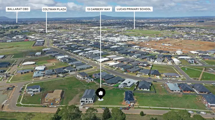 Second view of Homely land listing, 13 Carbery Way, Lucas VIC 3350