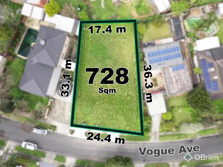 Main view of Homely land listing, 17 Vogue Avenue, Vermont South VIC 3133