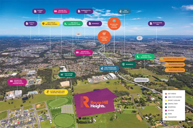 Third view of Homely land listing, LOT 242 Parkside Avenue, Box Hill NSW 2765