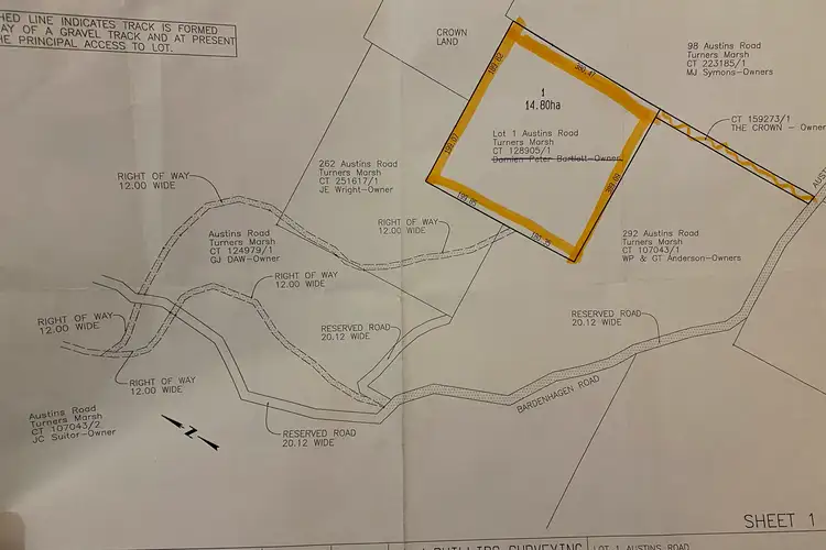 Fourth view of Homely land listing, 262A Austins Road, Turners Marsh TAS 7267