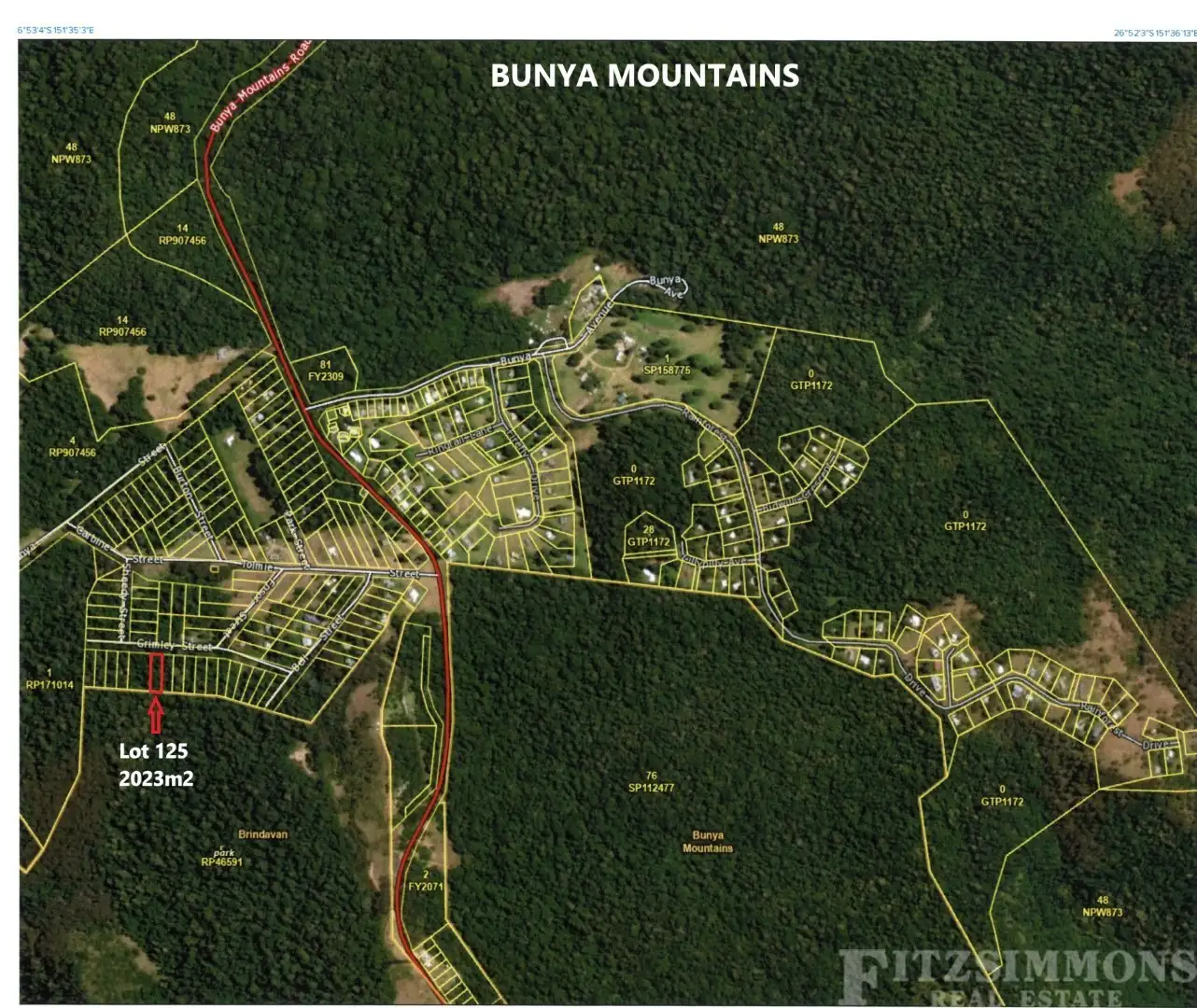 Main view of Homely land listing, Lot 125 Grimley Street, Bunya Mountains QLD 4405