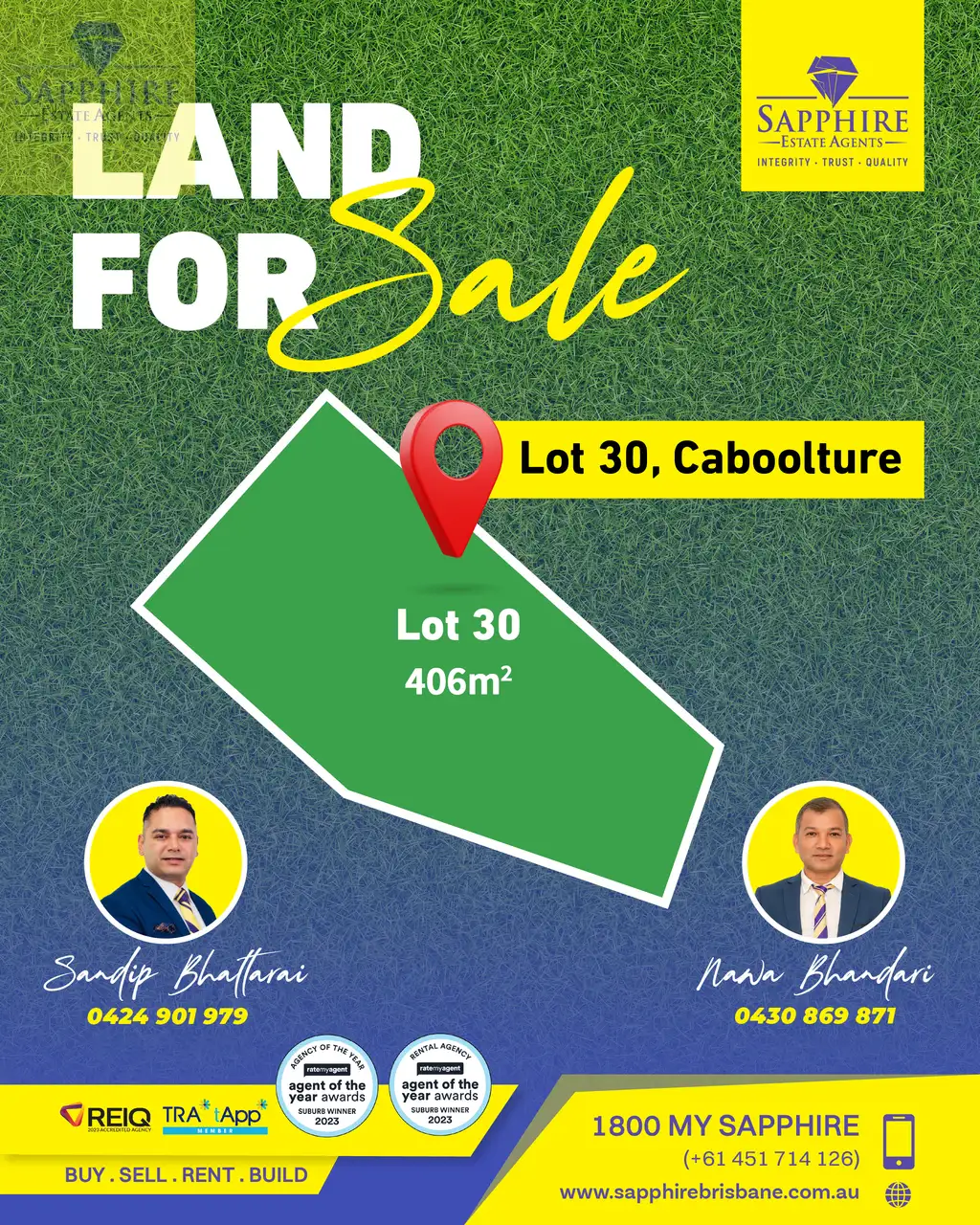 Main view of Homely land listing, LOT 30, 15 Finch Street, Caboolture QLD 4510