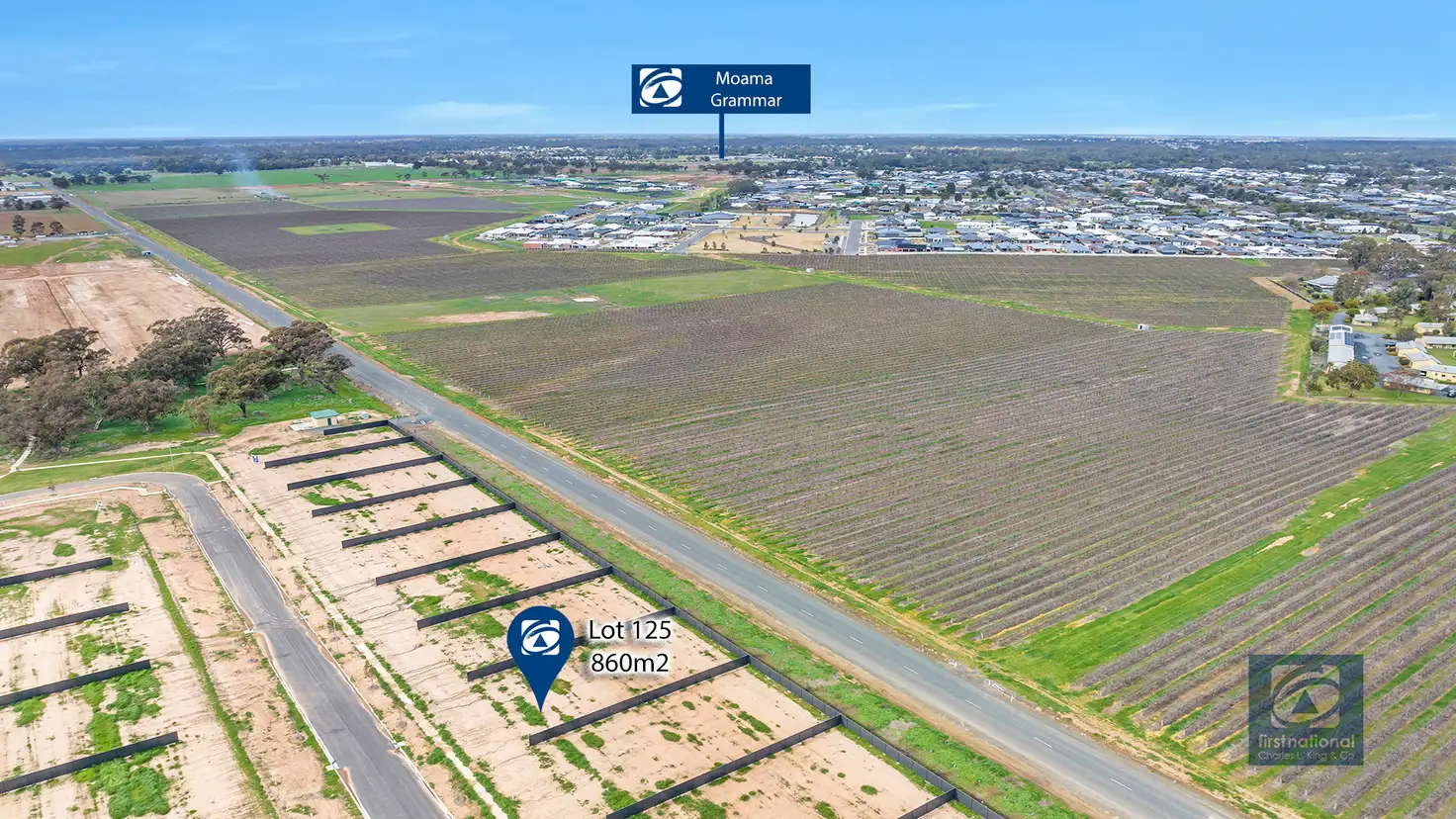 Main view of Homely land listing, LOT 125, 44 Currawong Circuit, Moama NSW 2731