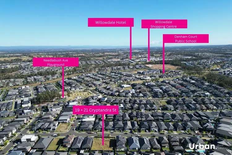 Third view of Homely land listing, 21 Cryptandra Street, Denham Court NSW 2565