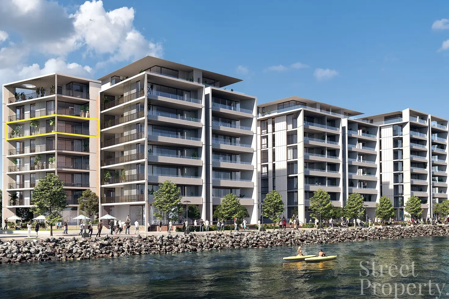 Main view of Homely apartment listing, 502/41 Honeysuckle Drive, Newcastle NSW 2300