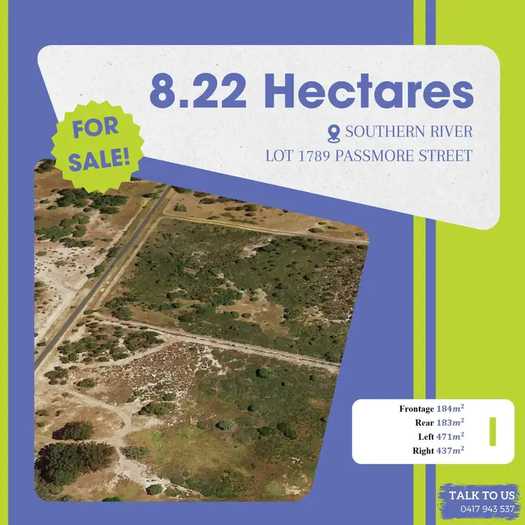 Lot 1789 Passmore Street, Southern River WA 6110