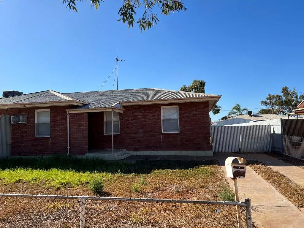 Main view of Homely semi-detached listing, 10 Bevan Crescent, Whyalla Stuart SA 5608