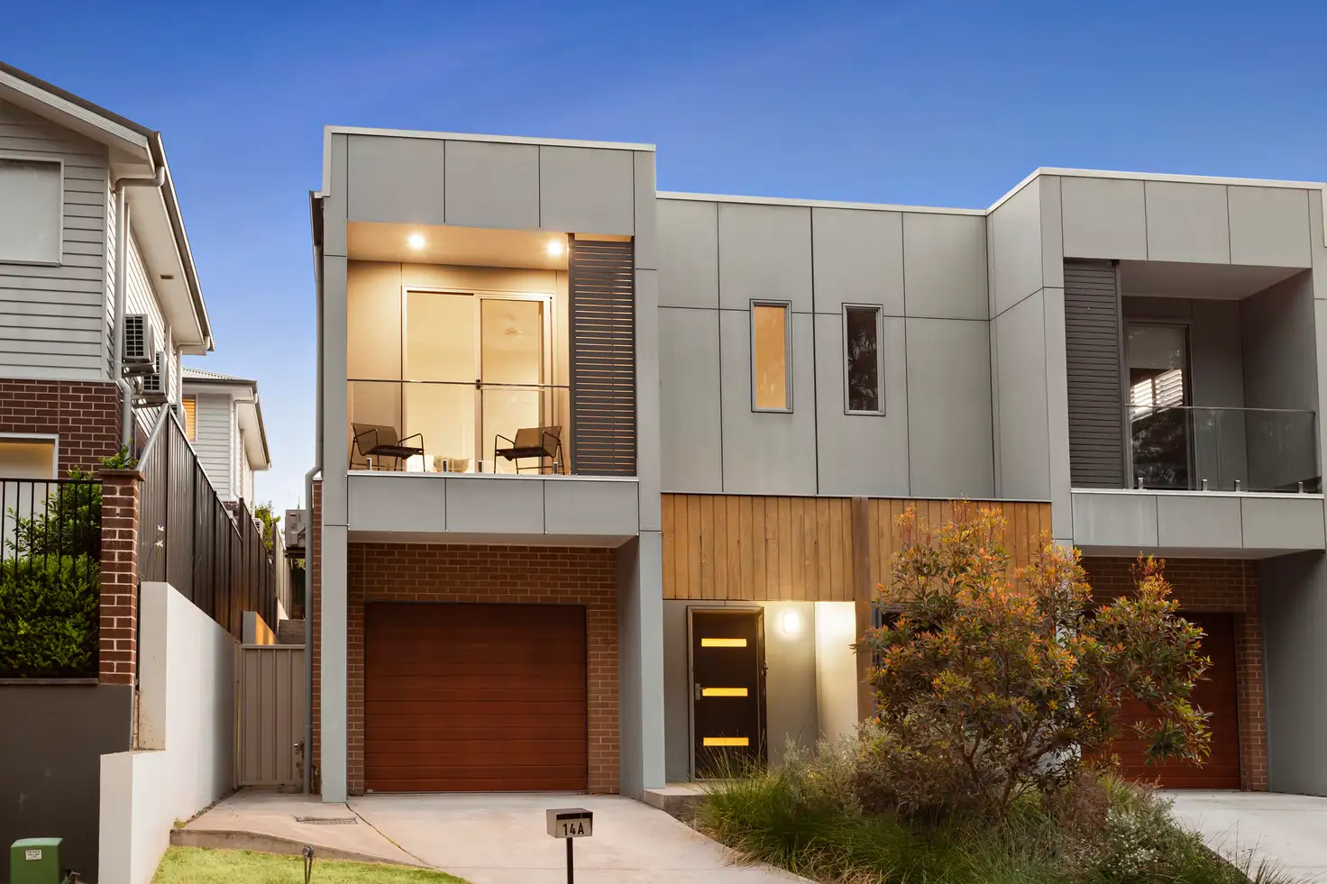 Main view of Homely townhouse listing, 14A Teak Close, Fletcher NSW 2287