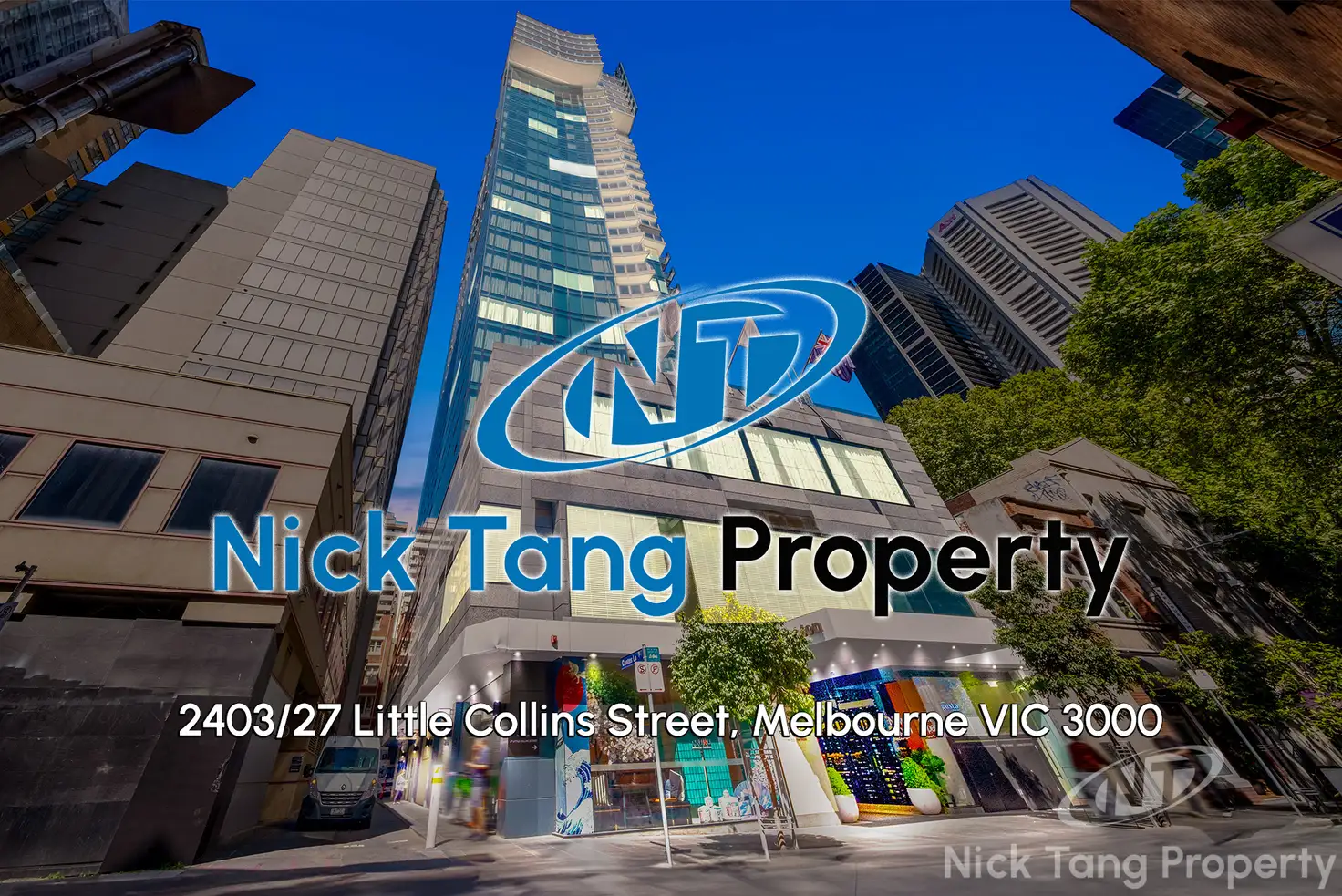 Main view of Homely apartment listing, 2403/27 Little Collins Street, Melbourne VIC 3000