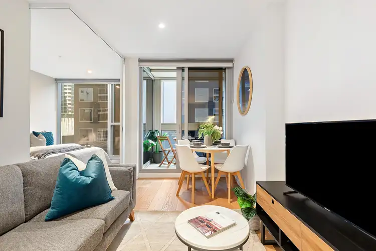 Second view of Homely apartment listing, 1005/38 Rose Lane, Melbourne VIC 3000
