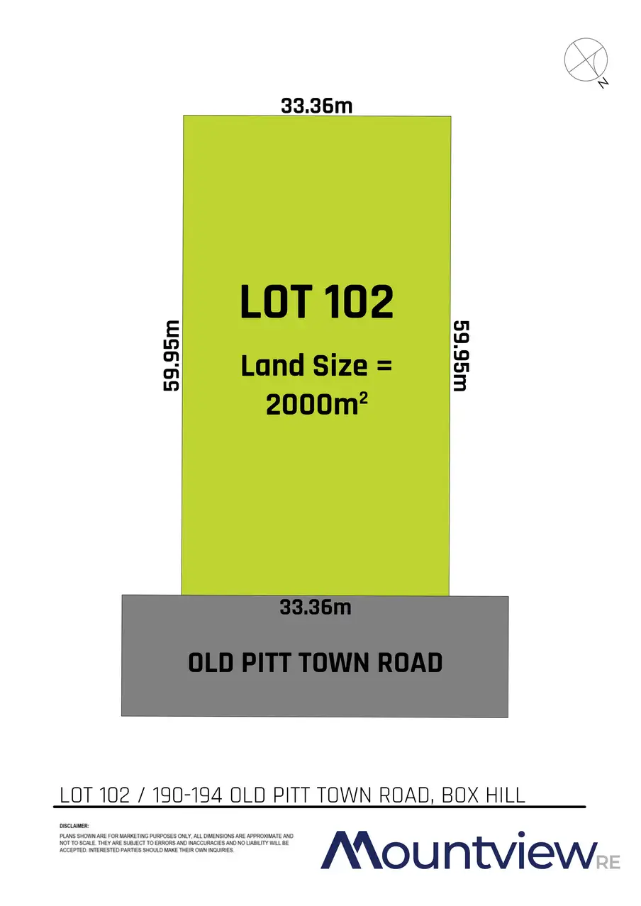 Main view of Homely land listing, LOT 102, 190 - 194 Old Pitt Town Road, Box Hill NSW 2765