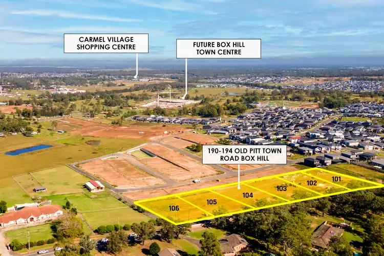 Second view of Homely land listing, LOT 102, 190 - 194 Old Pitt Town Road, Box Hill NSW 2765
