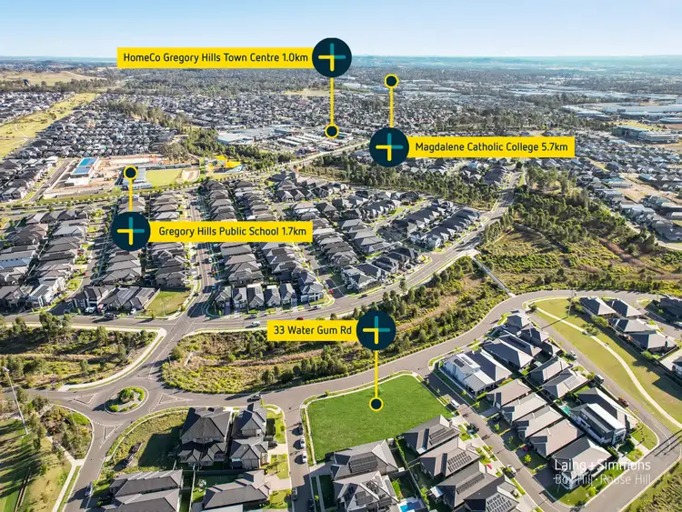 Third view of Homely land listing, 33 Water Gum Road, Gregory Hills NSW 2557
