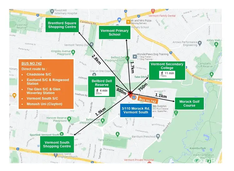 Second view of Homely townhouse listing, 3/110 Morack Road, Vermont South VIC 3133