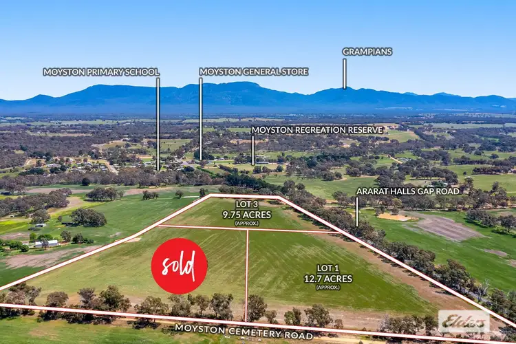 Main view of Homely land listing, LOT 1 & 3 Ararat-Halls Gap Road, Moyston VIC 3377