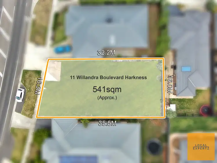 Second view of Homely land listing, 11 Willandra Boulevard, Harkness VIC 3337
