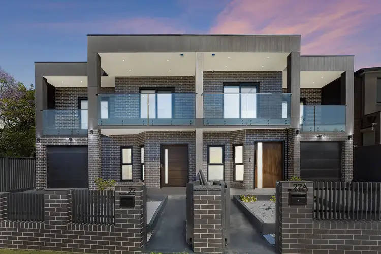 Main view of Homely semi-detached listing, 22a Sullivan Avenue, Lurnea NSW 2170
