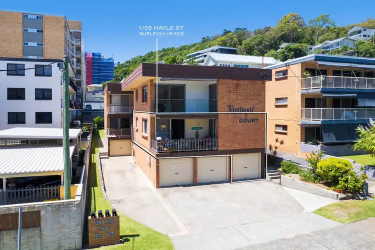 Main view of Homely unit listing, 1/59 Hayle Street, Burleigh Heads QLD 4220