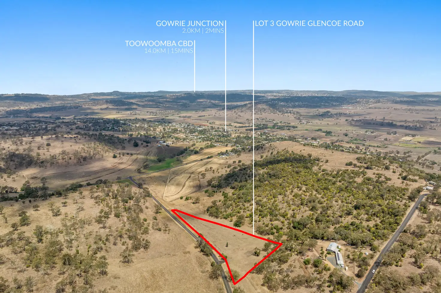 Main view of Homely land listing, LOT 3 Gowrie Glencoe Road, Gowrie Junction QLD 4352