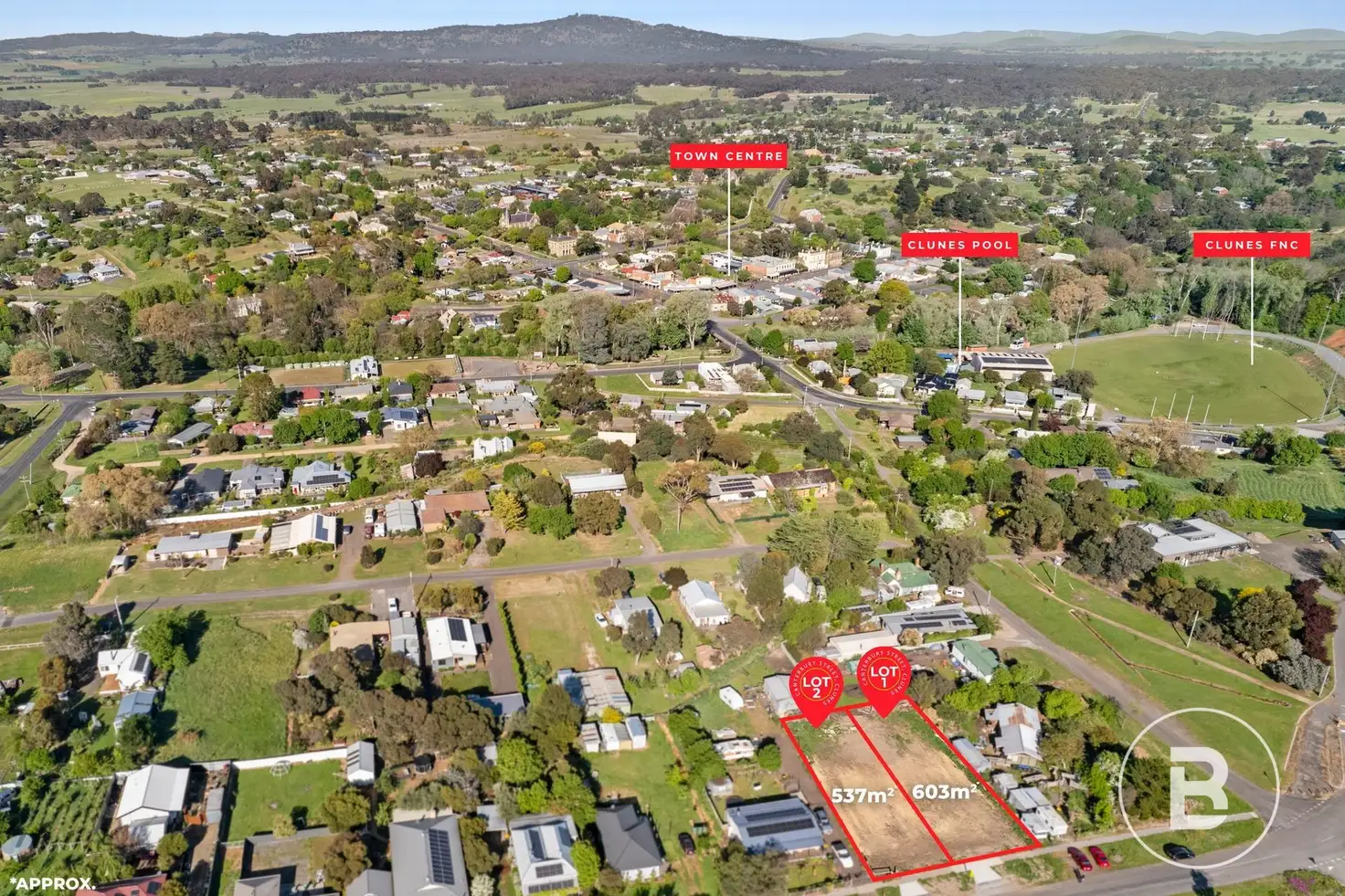 Main view of Homely land listing, LOT 2, 4 Canterbury Street, Clunes VIC 3370