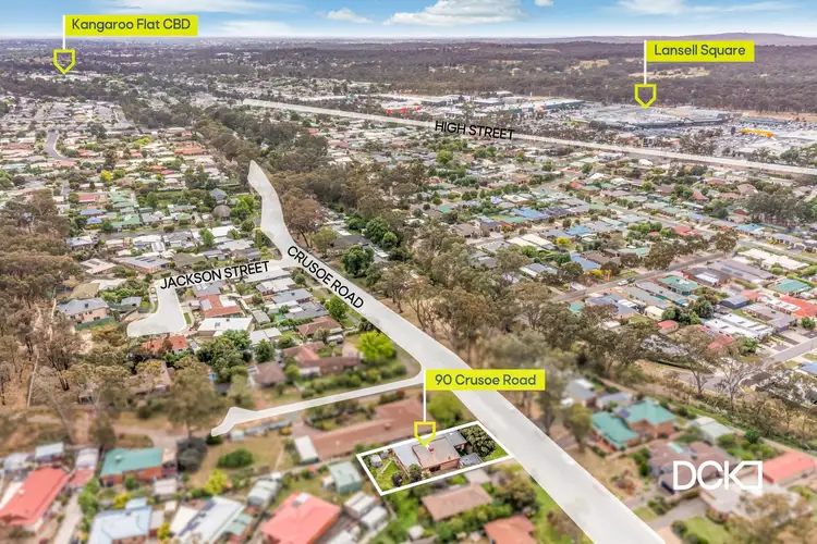 Second view of Homely house listing, 90 Crusoe Road, Kangaroo Flat VIC 3555