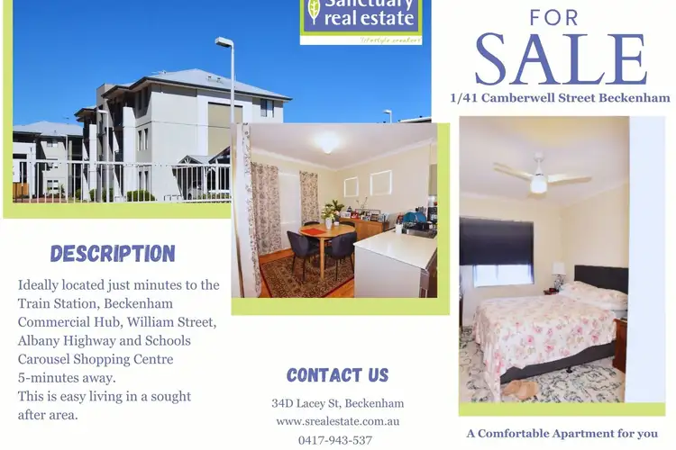 Main view of Homely apartment listing, 1/41 Camberwell Street, Beckenham WA 6107