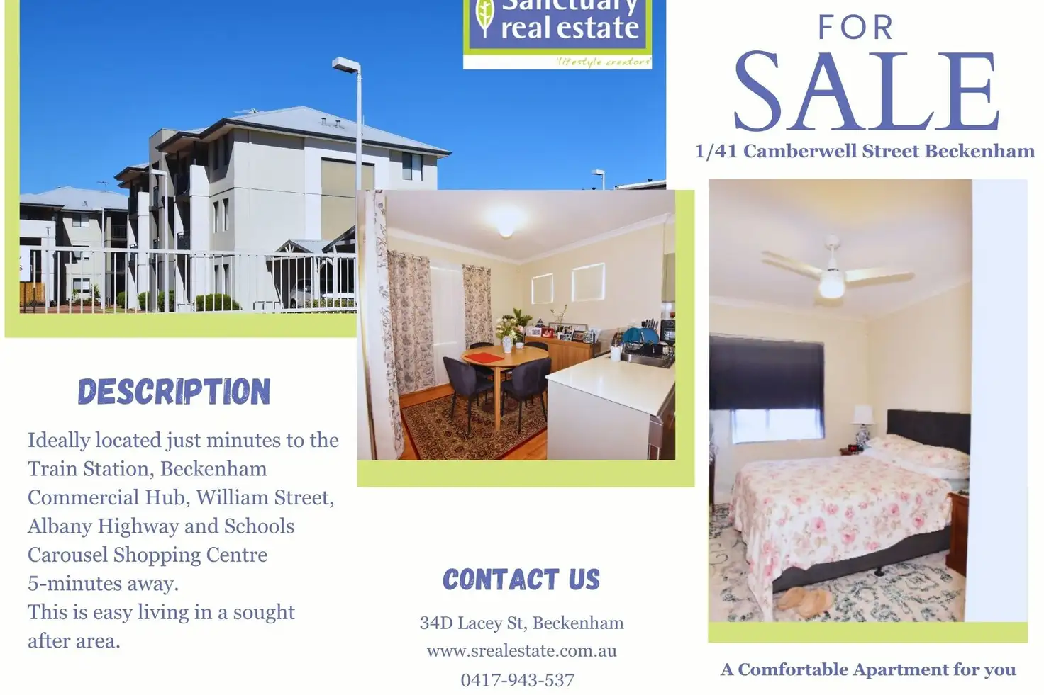 Main view of Homely apartment listing, 1/41 Camberwell Street, Beckenham WA 6107